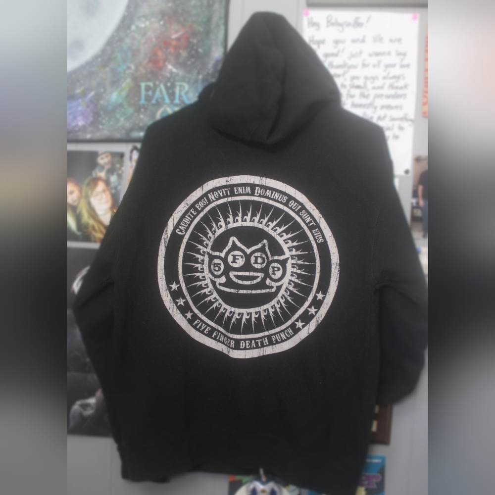 🤘Five finger death punch🤘 zip-up hoodie - Picture 2 of 4